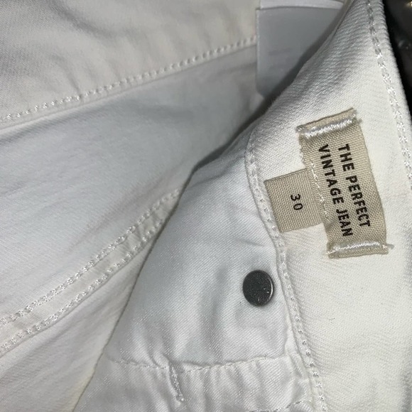 NWT Madewell The Perfect Vintage Jean White Cropped Size 30 - Picture 8 of 11